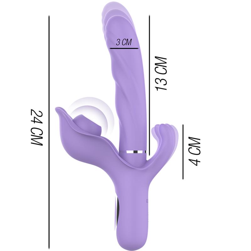 Vibromasseur Multifonction Billie Violet - Intense