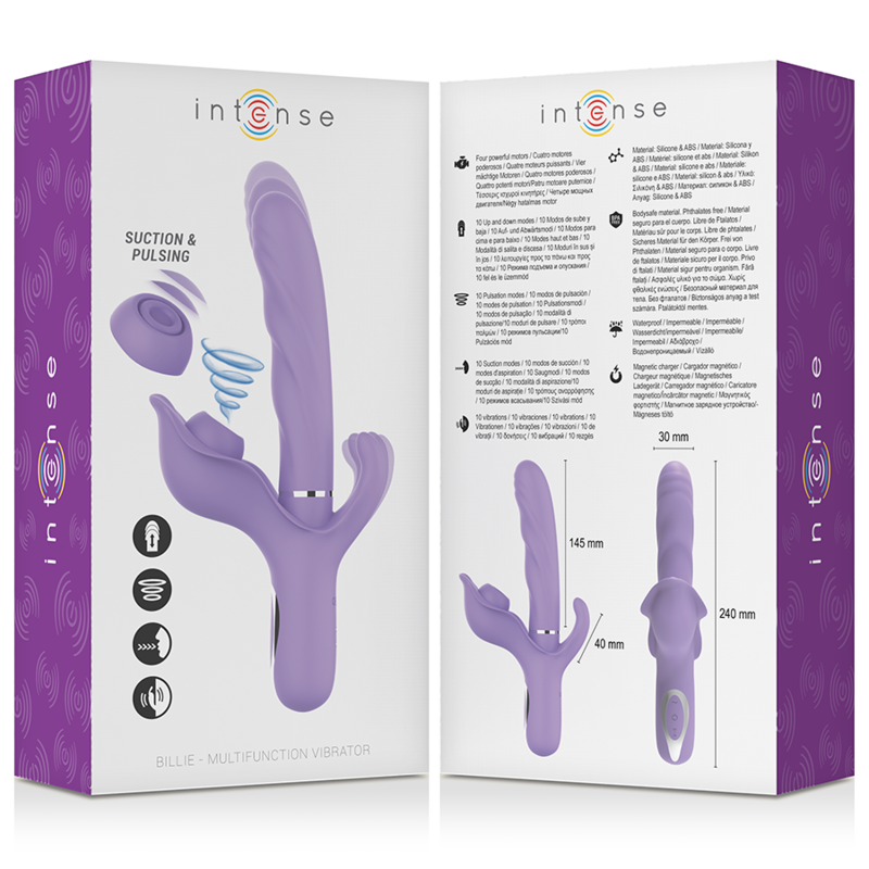 Vibromasseur Multifonction Billie Violet - Intense