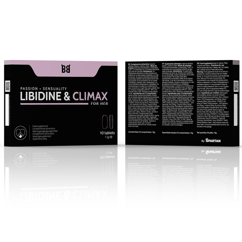 Complément libido Libidine & Climax 10 gélules - Black Bull - BLACK BULL