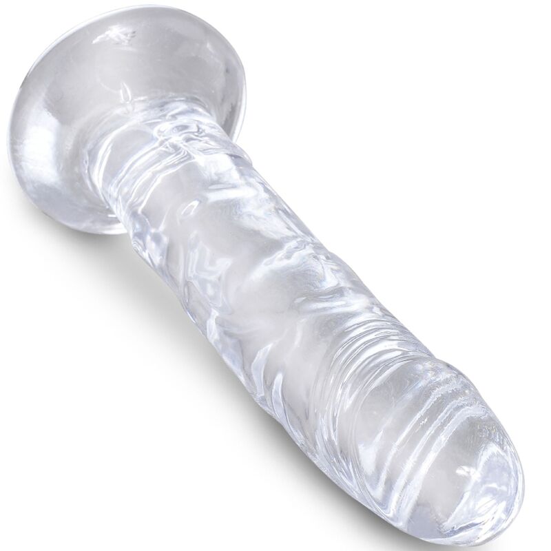 Gode Réaliste King Cock Clear 15,5cm Transparent - Pipedream
