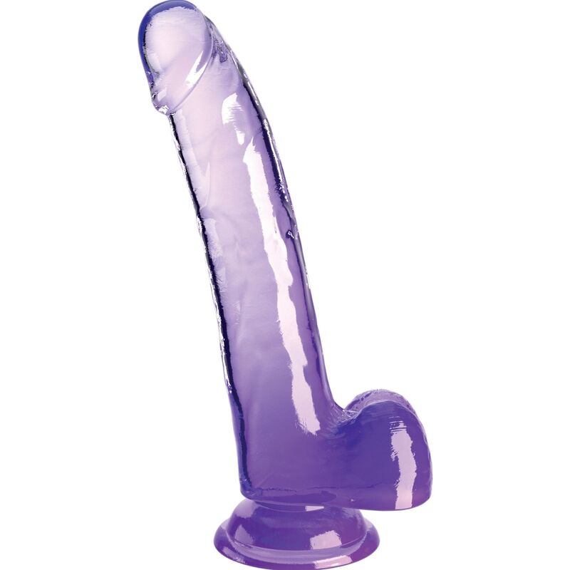Gode Réaliste King Cock Clear Violet 20,3cm - Pipedream