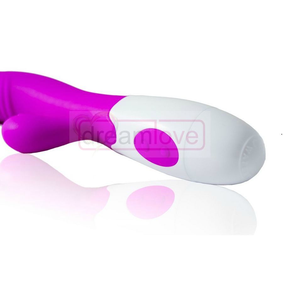 Vibromasseur Flirtation Snappy Lilas et Blanc - Pretty Love