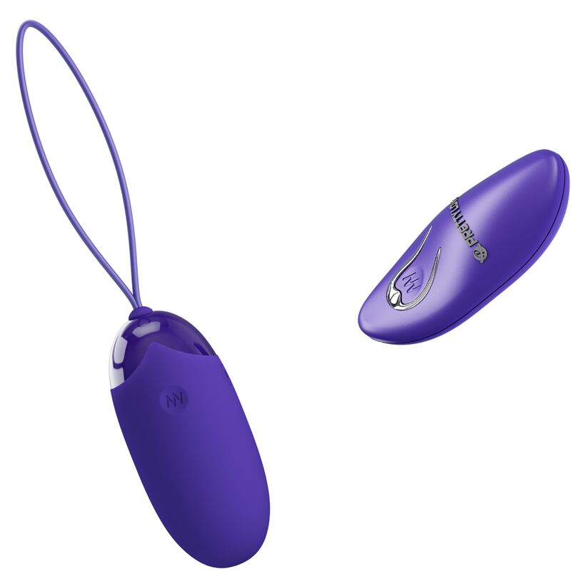 Pretty Love – Mini Oeuf Vibrant avec télécommande – Violet