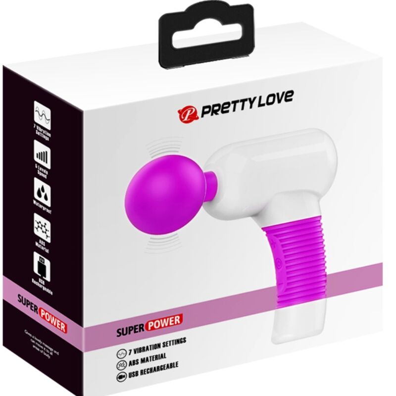 Masseur Rechargeable Magic Gun - Pretty Love - PRETTY LOVE C-TYPE