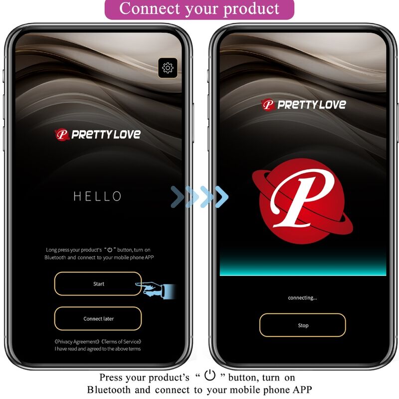 Pretty Love – Oeuf Vibrant Connecté à Distance – Rose