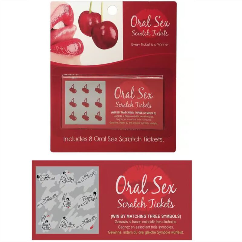 Jeu Érotique Cartes à Gratter Sexe Oral - Kheper Games