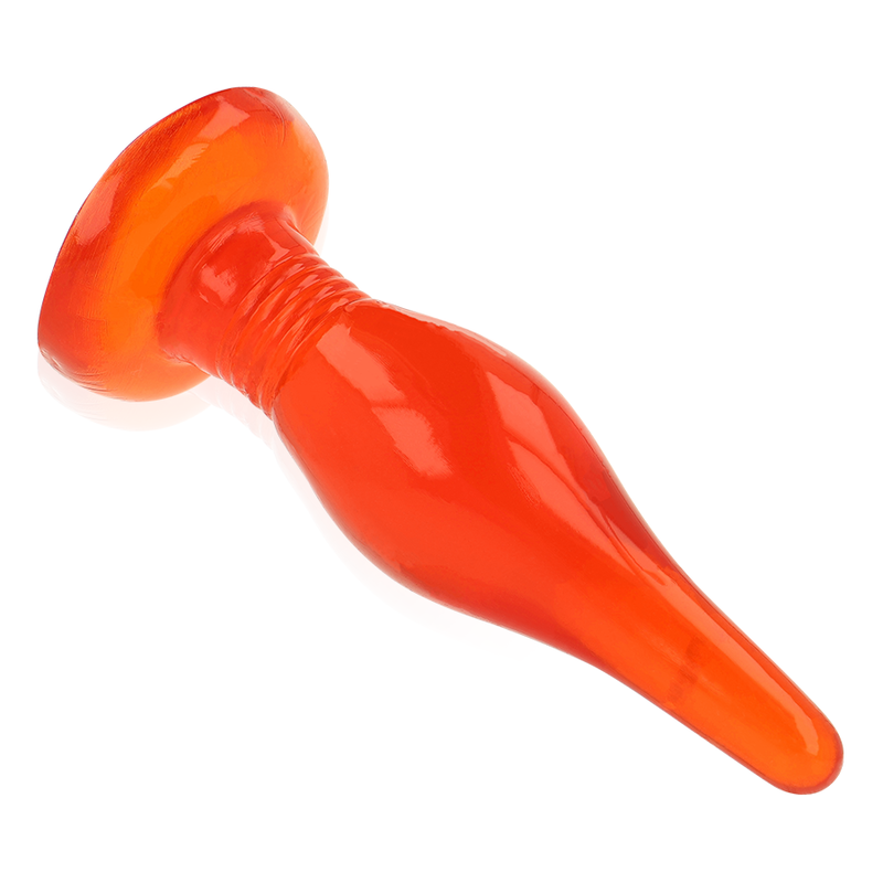 Baile - Plug Anal avec Ventouse 14,2 cm - Orange