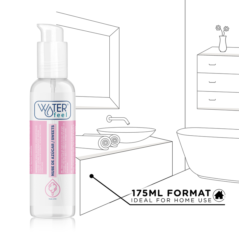 Waterfeel - Lubrifiant Gourmand Saveur Bonbon à base d’eau - 175 ml