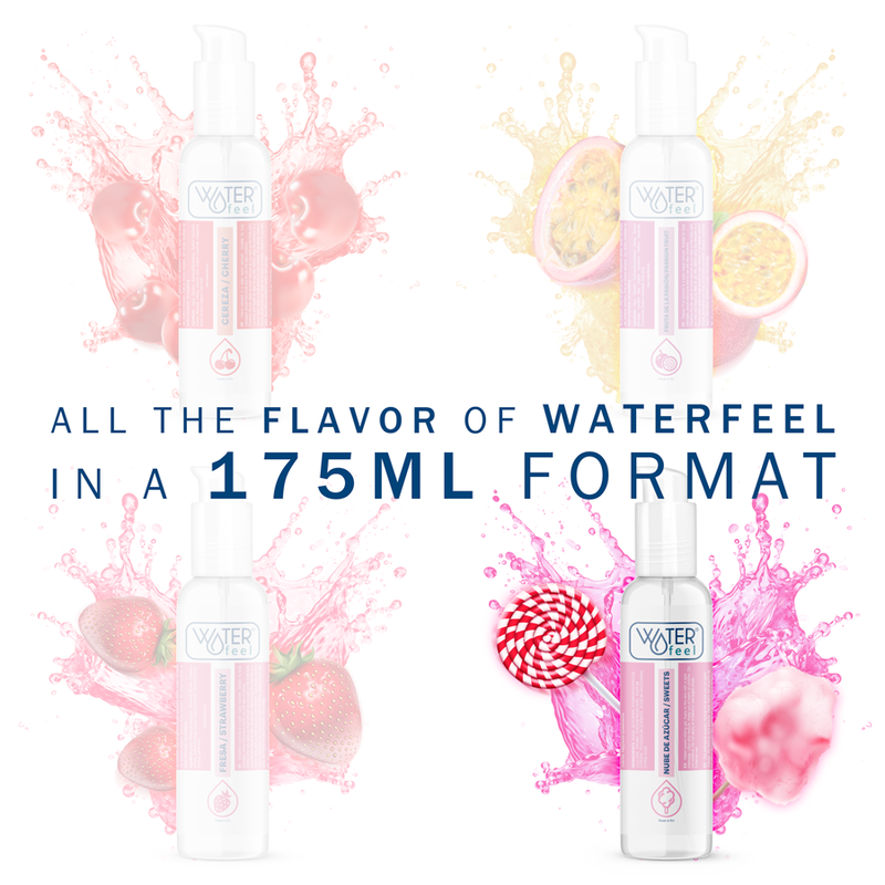 Waterfeel - Lubrifiant Gourmand Saveur Bonbon à base d’eau - 175 ml