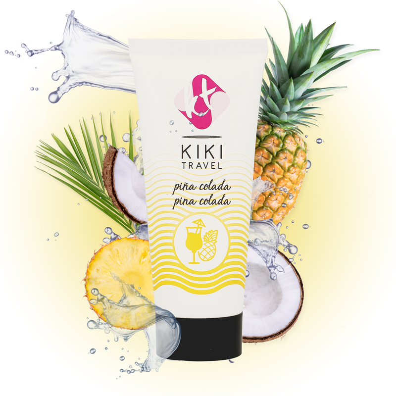 Kikí Travel - Lubrifiant Saveur Piña colada à base d’eau - 50 ml