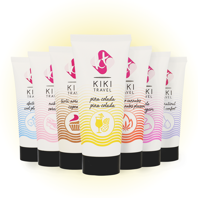Kikí Travel - Lubrifiant Saveur Piña colada à base d’eau - 50 ml