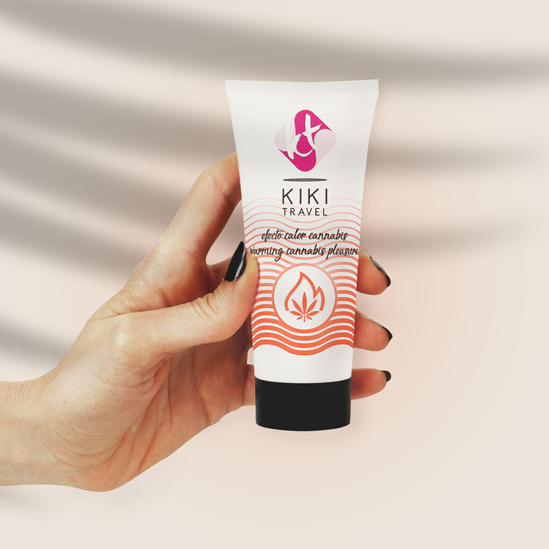 Kikí Travel - Lubrifiant Saveur Cannabis avec Effet Chauffant - 50 ml