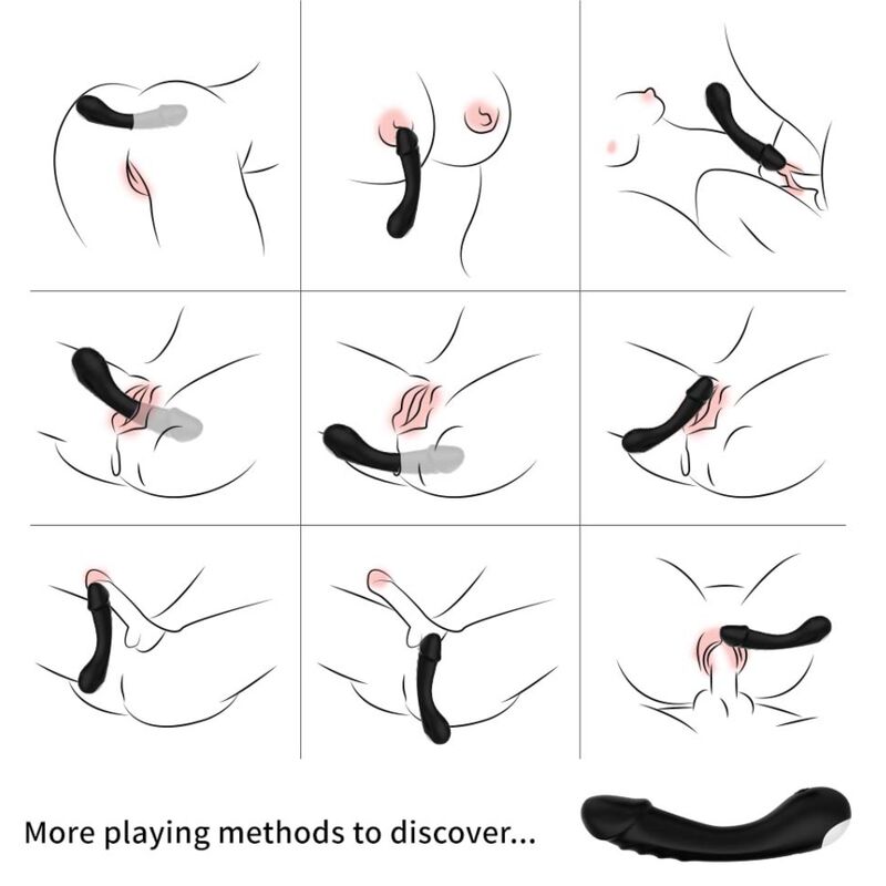 Vibromasseur Point G Armony Courbé Noir - Armony