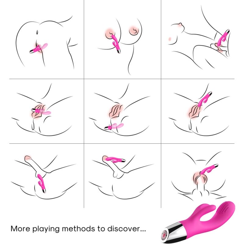 Vibromasseur Lapin Armony Fuchsia - Armony