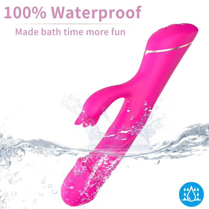 Vibromasseur Rabbit Armony Silicone Fuchsia - Armony