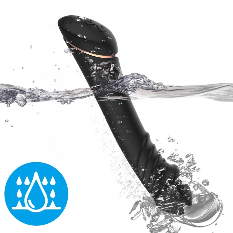 Vibromasseur Armony Silicone Noir - Armony