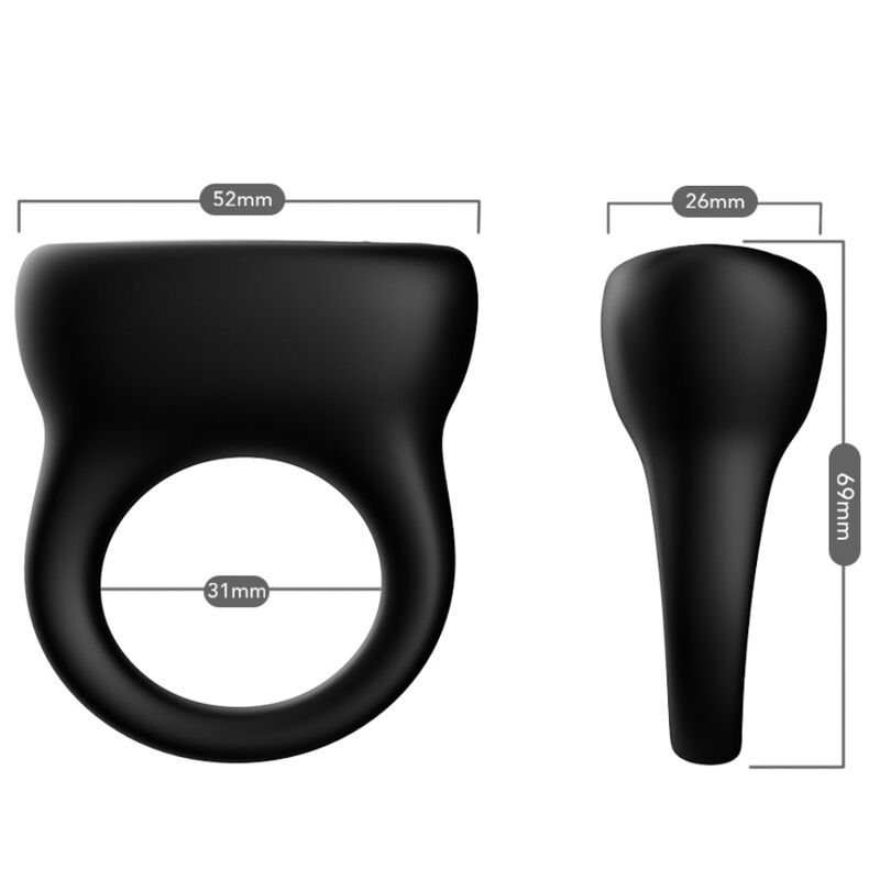 Anneau Vibrant Armony 9 Modes Noir - Armony