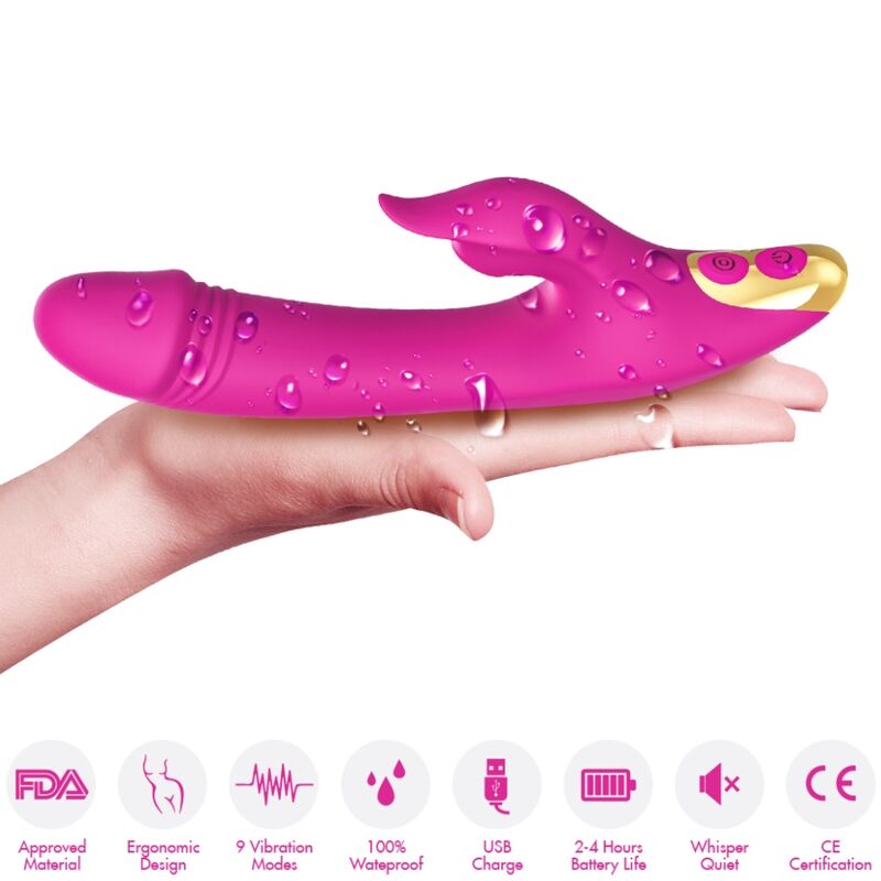 Stimulateur Love Clitoris & Point G Violet - Armony