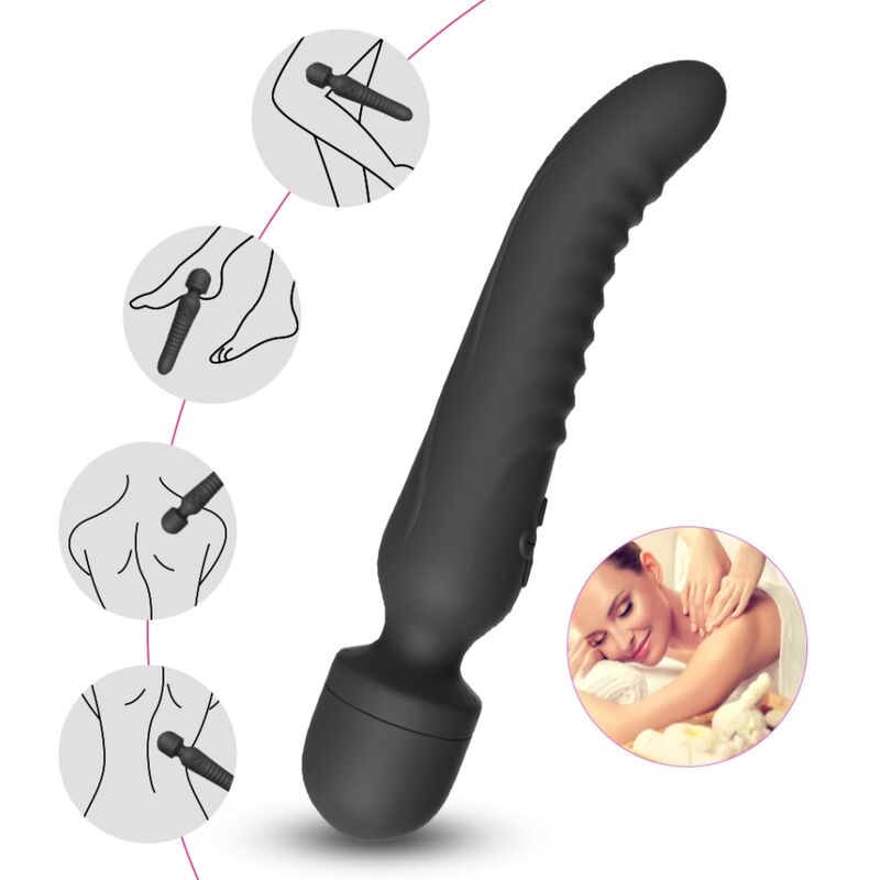 Vibrateur Mission Massager Effet Chaleur Noir - Armony - Armony