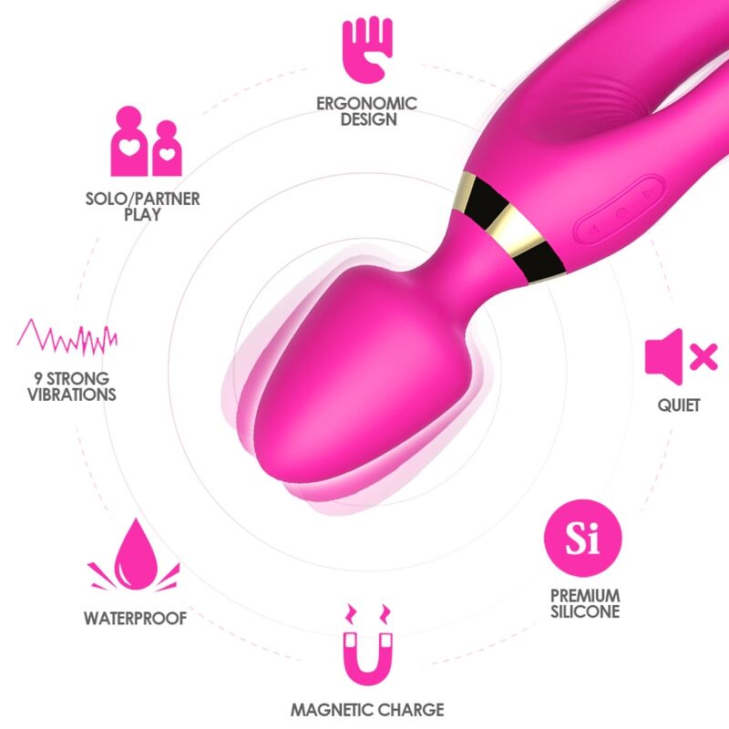 Vibromasseur Rabbit Armony Fuchsia - Armony