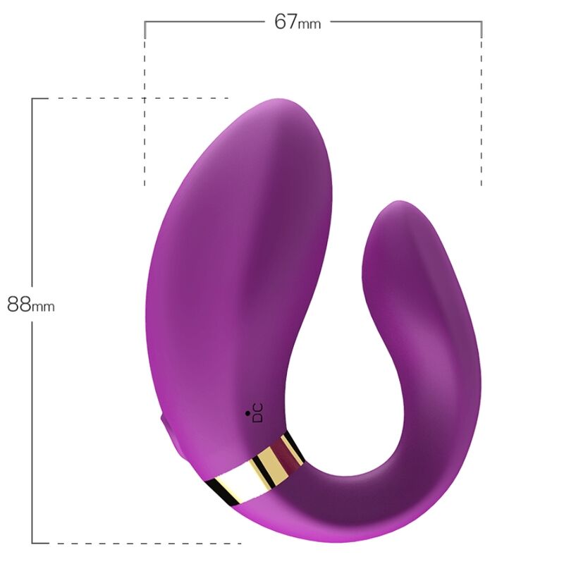 Stimulateur Couples Armony Croissant Violet - Armony
