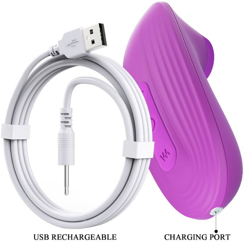 Stimulateur clitoridien Adora Mini ventouse violet - Romance