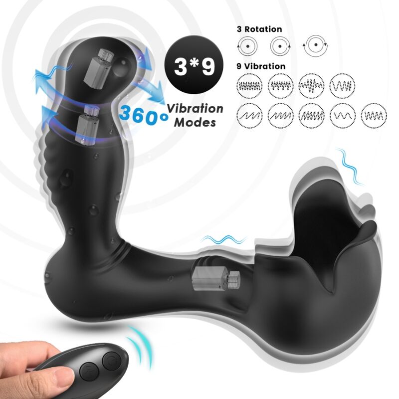 Vibromasseur Anal Armony Surround Stimulateur Noir - Armony