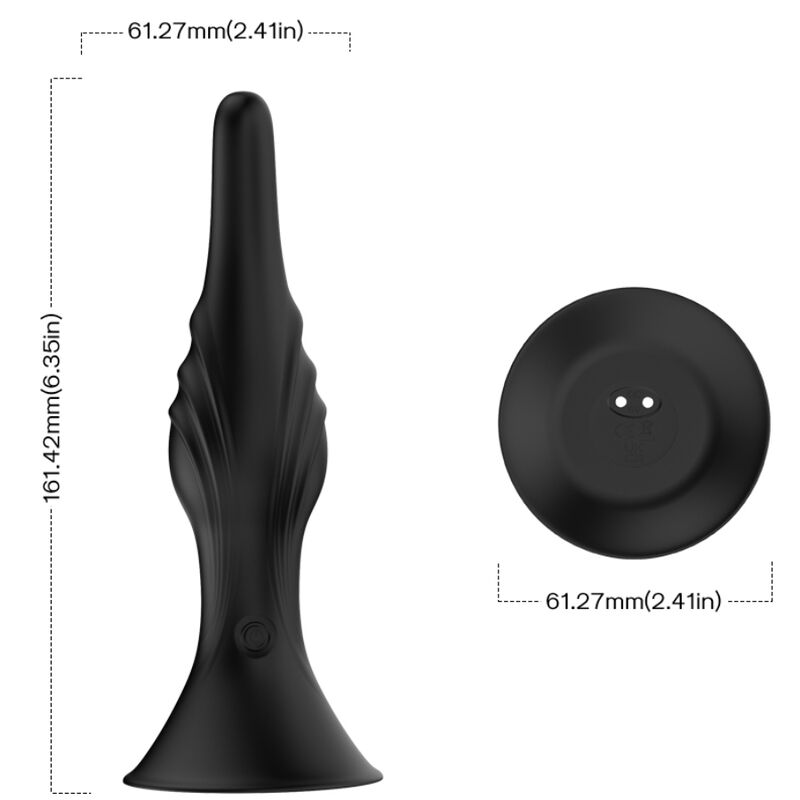 Plug Anal Vibrant Armony Télécommandé Noir - Armony
