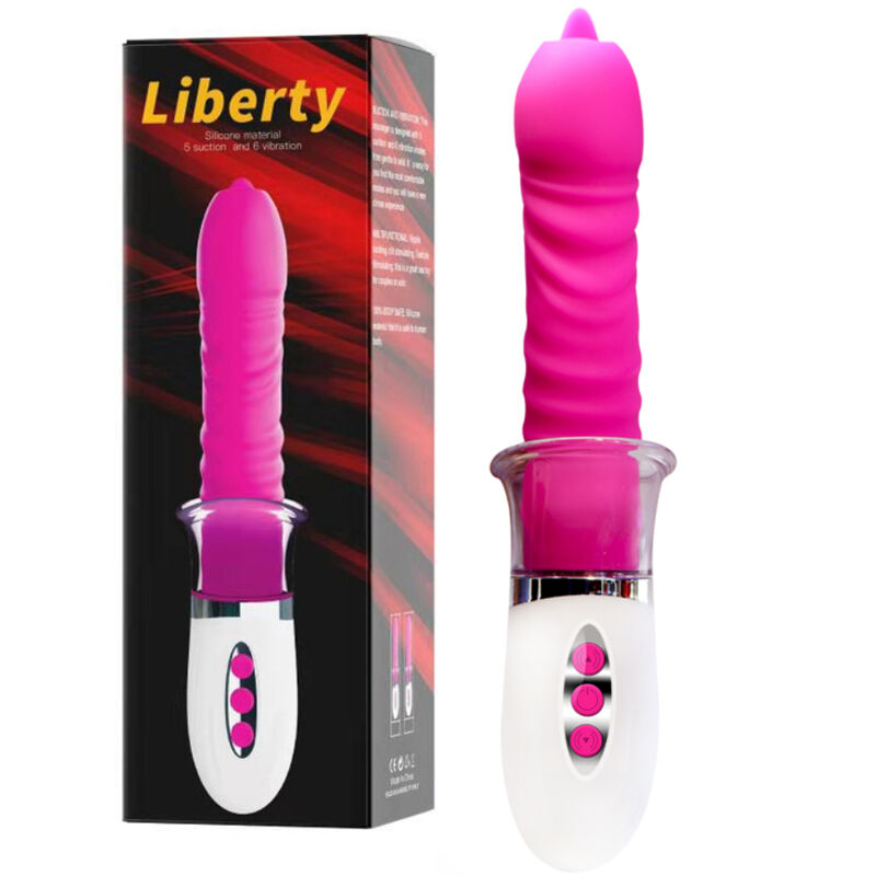 Vibromasseur Liberty Fuchsia avec Langue - Armony - Armony