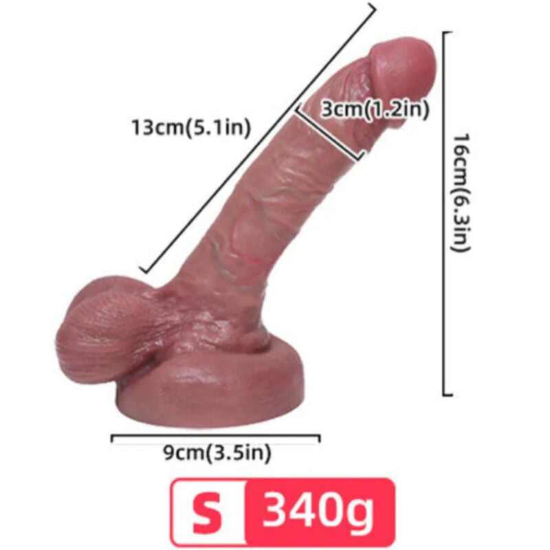Armony - Gode avec Ventouse Ultraréaliste - 13 cm