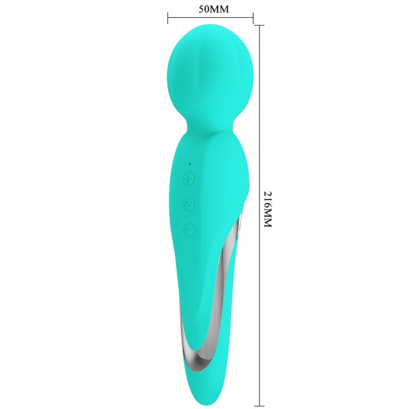 Vibromasseur Wand Walter Aqua Vert - Pretty Love - PRETTY LOVE FLIRTATION