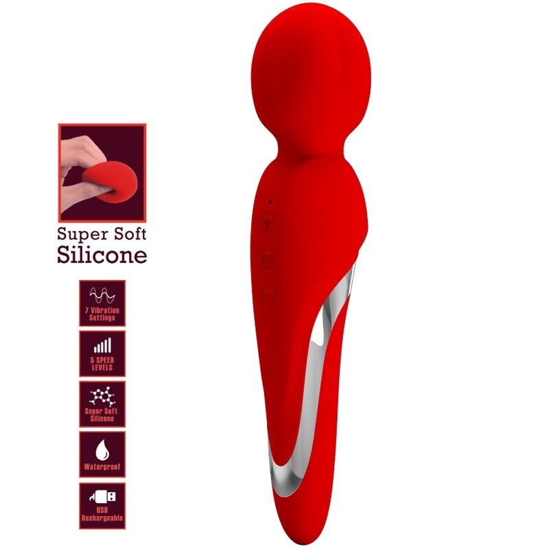 Masseur Vibrant Walter Rouge - Pretty Love - PRETTY LOVE FLIRTATION