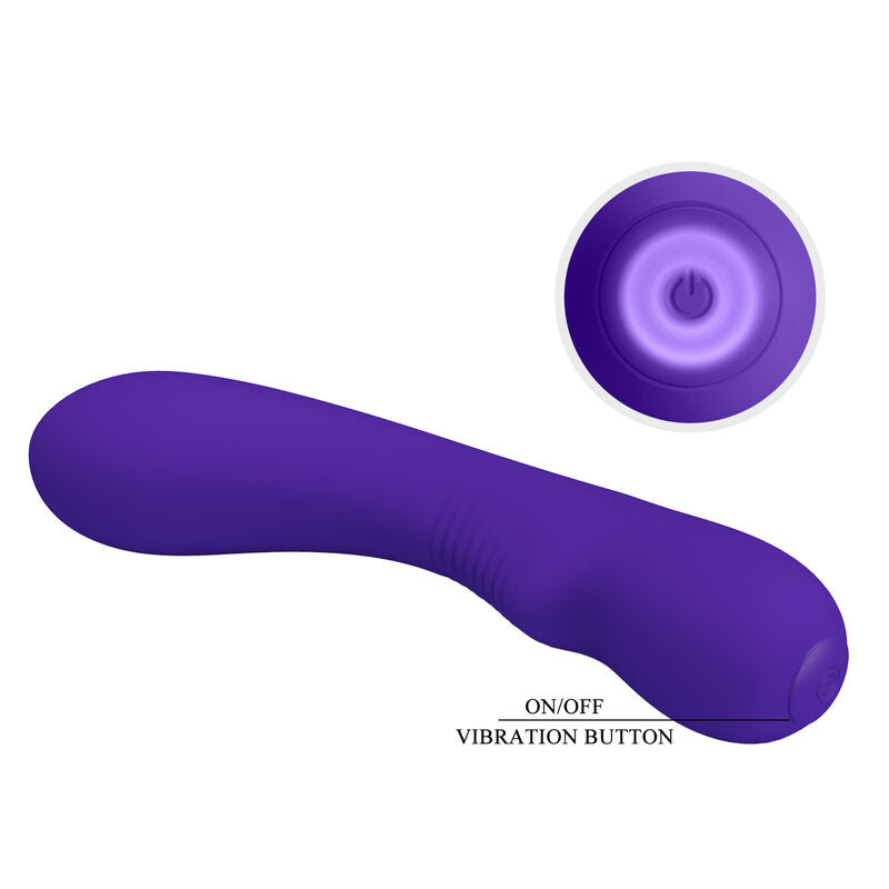 Vibromasseur Prescott Rechargeable Violet - Pretty Love