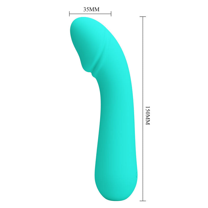 Vibrateur Point G Cetus Vert Aqua - Pretty Love - PRETTY LOVE SMART