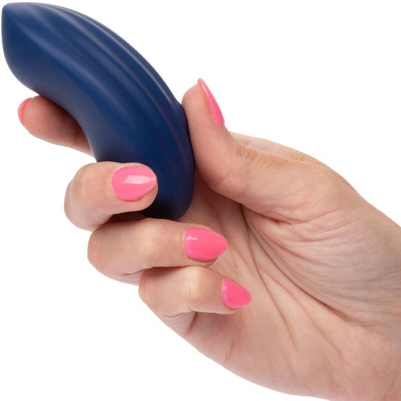 Stimulateur Cashmere Velvet Curve Bleu - CalExotics
