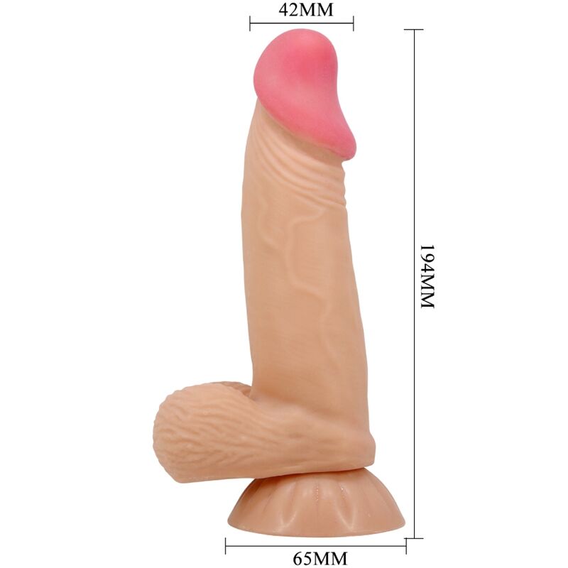 Gode Réaliste Pretty Love avec Ventouse 19,4cm - Pretty Love
