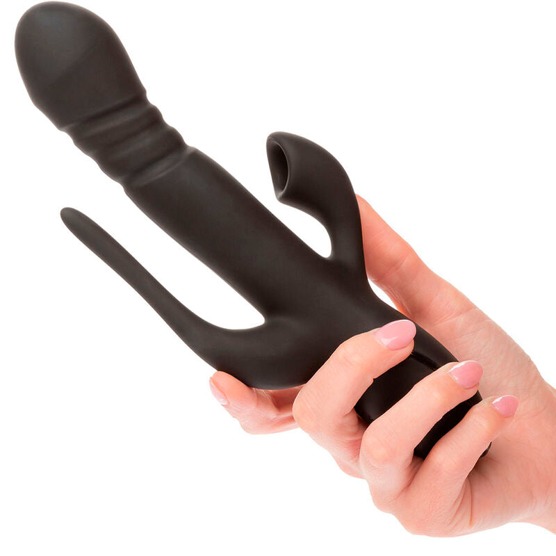 Vibrateur Triple Action Euphoria Noir - CalExotics