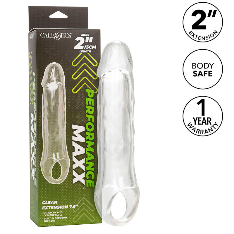Gaine Pénis Performance Maxx Clear Transparente - CalExotics
