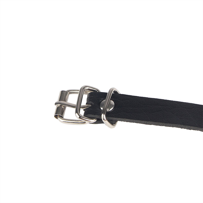 Ceinture Chaîne Cuir Noir Taille Unique - Subblime - SUBBLIME FETISH