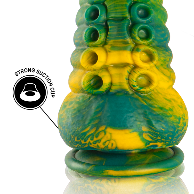 Godemichet Tentacule Vert Cetus, Grande Taille & Plaisir Mythologique - Epic