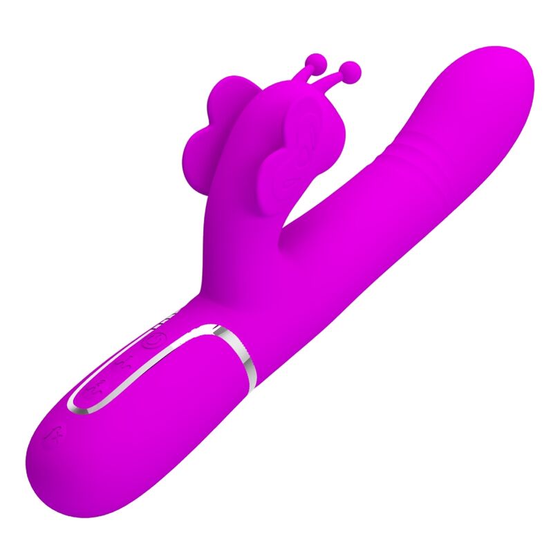 Vibromasseur Rabbit Pretty Love Papillon Fuchsia - Pretty Love