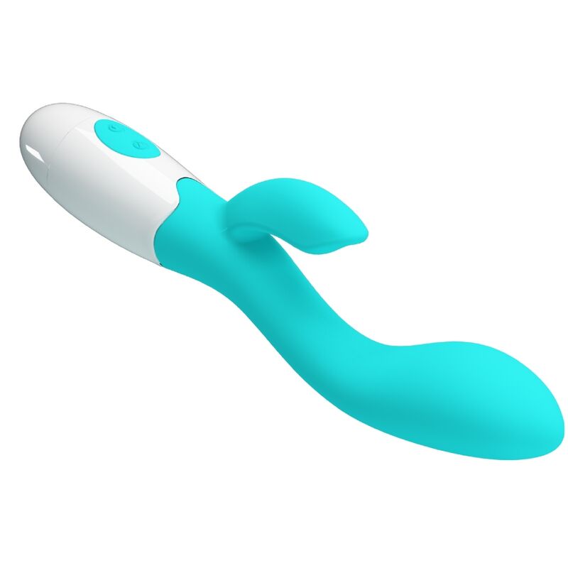 Vibromasseur Double Stimulation Brighty G-Spot Vert Aqua - Pretty Love - PRETTY LOVE FLIRTATION