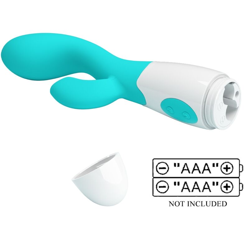 Vibromasseur Double Stimulation Brighty G-Spot Vert Aqua - Pretty Love - PRETTY LOVE FLIRTATION