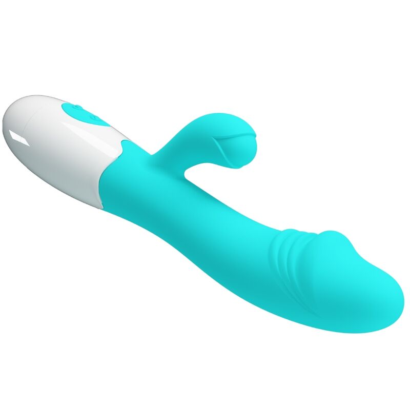 Vibrateur Rabbit Snappy G-Spot Vert Aqua - Pretty Love - PRETTY LOVE FLIRTATION