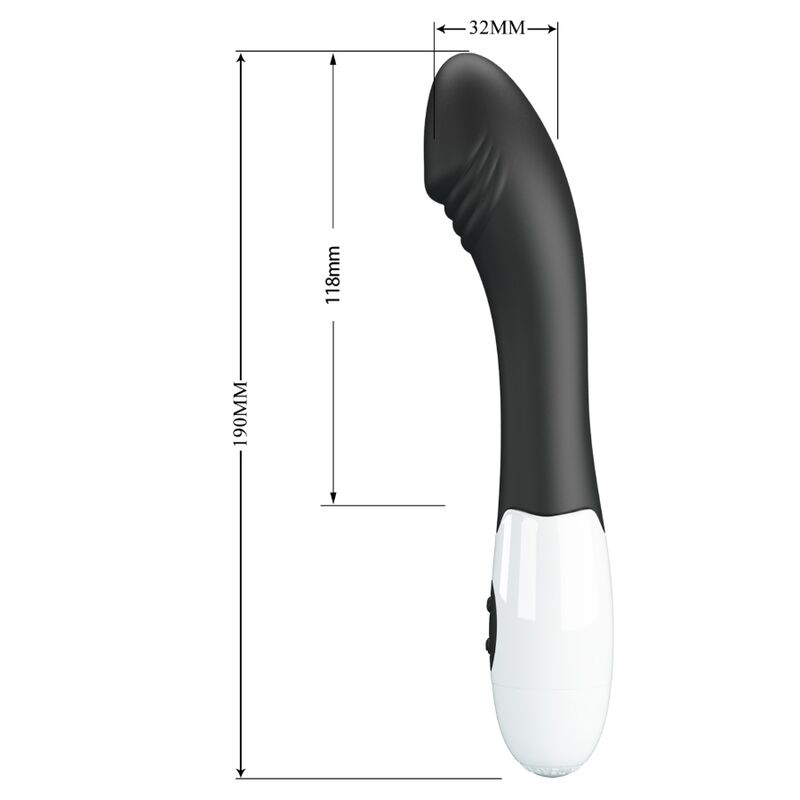 Vibromasseur Point G Elemental 30 Modes Noir - Pretty Love