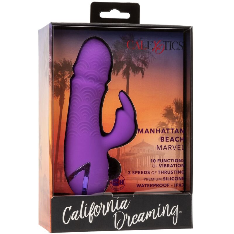 Vibromasseur Rabbit Manhattan Beach Marvel Violet - CalExotics