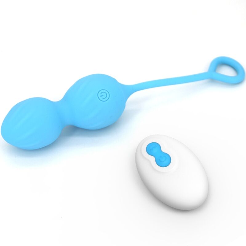 Armony – Boules de Geisha Vibrantes avec Télécommande – Bleu
