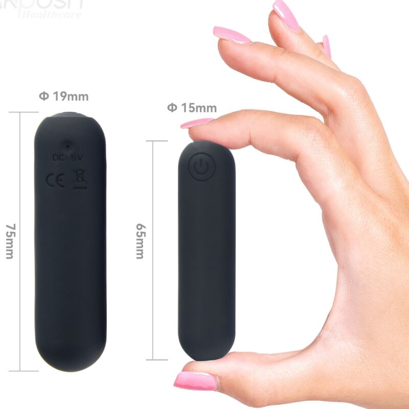 Stimulateur Bullet Splash Haha 10 Vibrations Noir - Armony - Armony