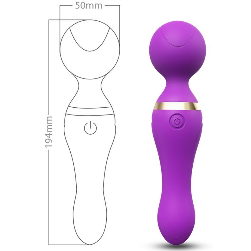Vibrateur Freeza Massager Tête Flexible Violet - Armony - Armony