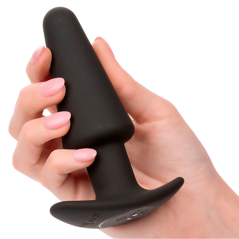 Plug Anal Vibrant Rock Bottom Conique Noir - CalExotics